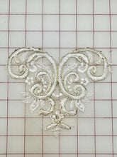 Applique - Gold Corded Lace Ivory Only One Left! Dyeable Close-Out